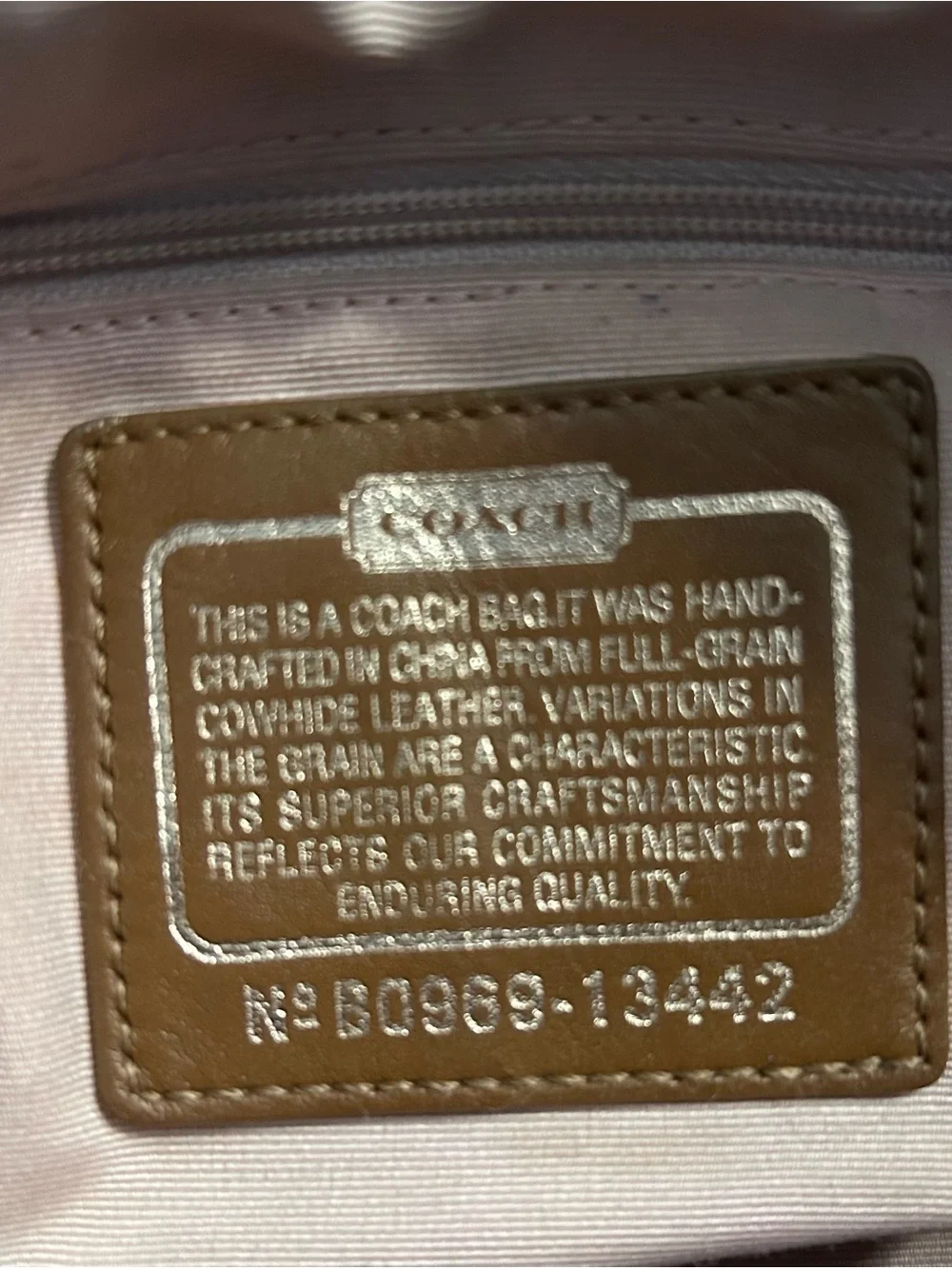 Coach Parker Soho Leather Hobo Bag Pearlized Copper Y2K Slouchy Shoulder (13442)